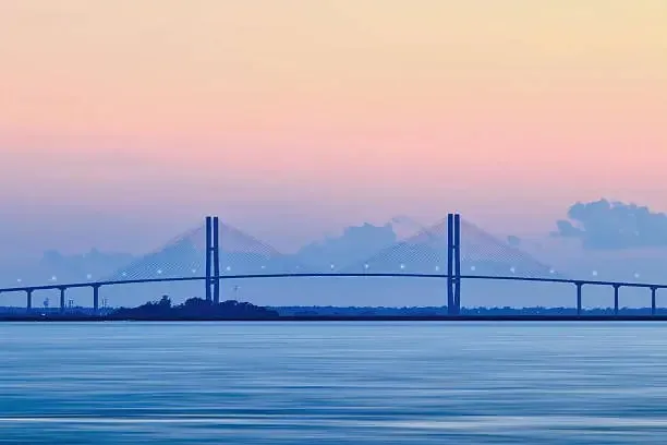El puente Sidney Lanier en Brunswick