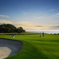 Campo de golf junto al mar en Sea Island